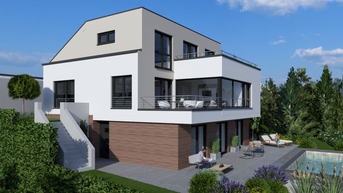 Architektur Panorama – Modernes Wohnen mit Weitblick und Design, Bild 2