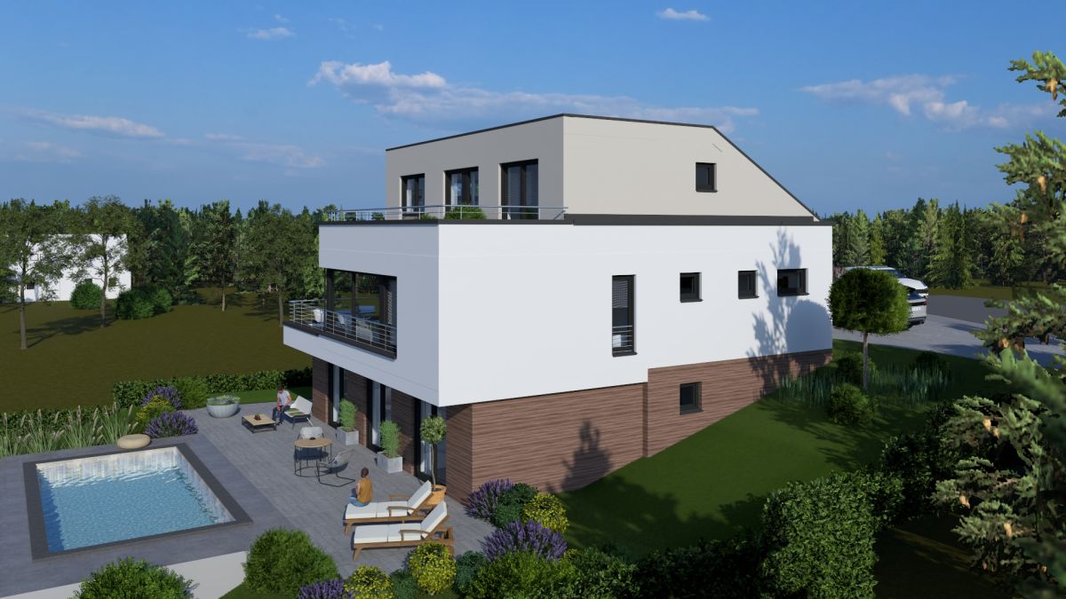 Architektur Panorama – Modernes Wohnen mit Weitblick und Design, Bild 5