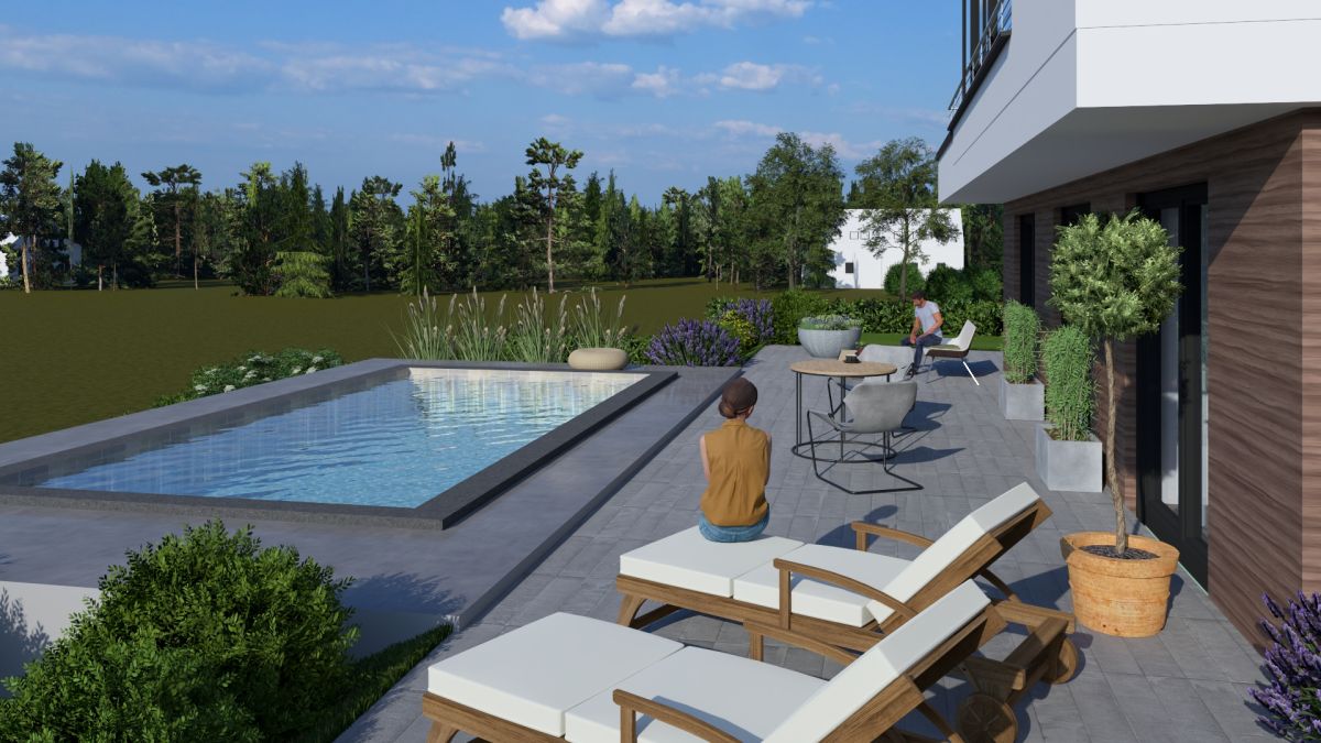 Architektur Panorama – Modernes Wohnen mit Weitblick und Design, Bild 6