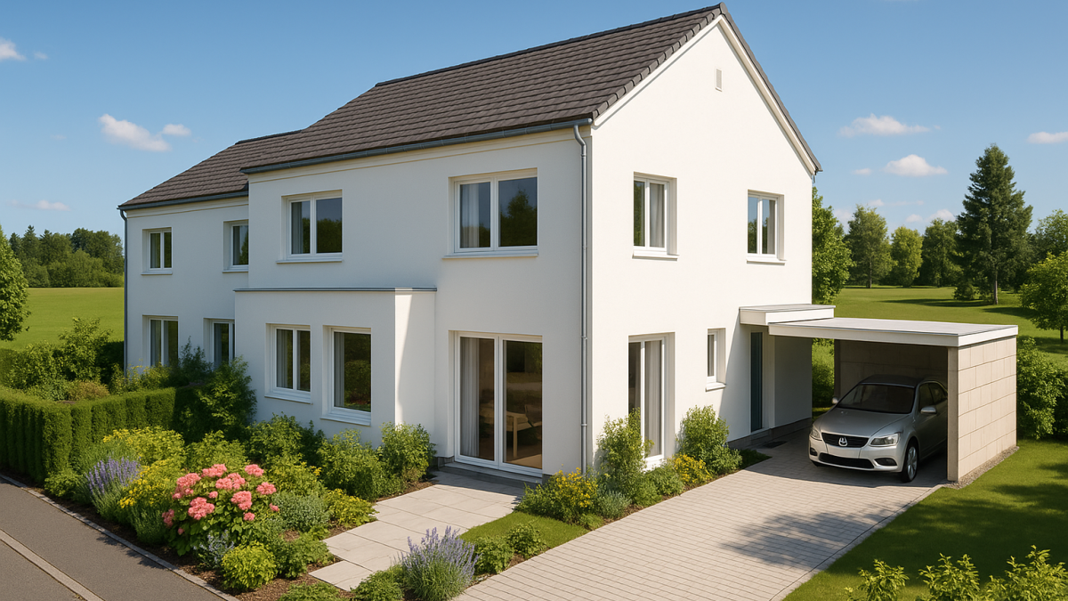 Moderne Doppelhaushälfte Nr.1 in Zentrumsnähe