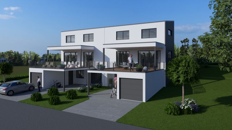 Modernes Architektenhaus an der Achalm