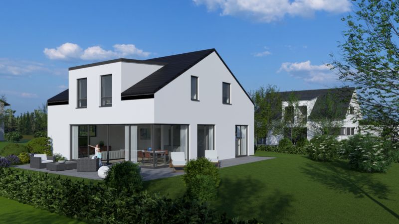 Modernes Einfamilienhaus mit großem Garten, Bild 3