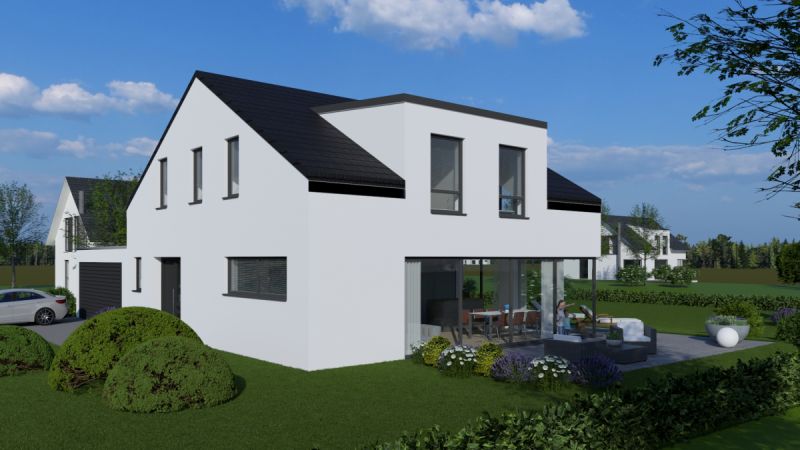 Modernes Einfamilienhaus mit großem Garten, Bild 2