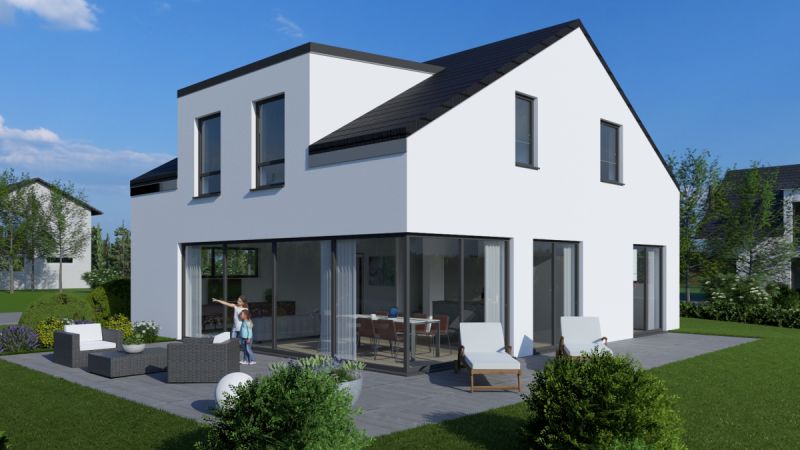 Modernes Einfamilienhaus mit großem Garten, Bild 4