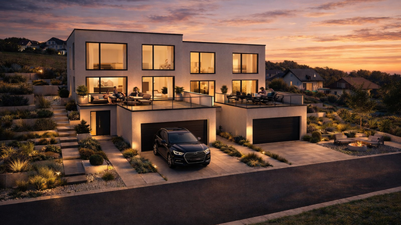 Neubauprojekt - Doppelhaus in Pfullingen, Bild 2