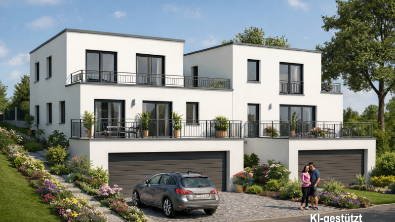 Neubauprojekt - Doppelhaus in Pfullingen