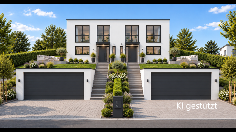 Doppelhaus mit Fernsicht, Bild 2